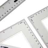 BAZIC 4-Piece Geometry Ruler Combination Sets, pack of 24