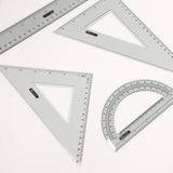 BAZIC 4-Piece Geometry Ruler Combination Sets, pack of 24