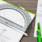 BAZIC 4-Piece Geometry Ruler Combination Sets, pack of 24