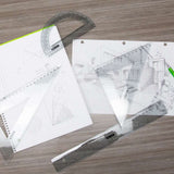 BAZIC 4-Piece Geometry Ruler Combination Sets, pack of 24