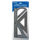 BAZIC 4-Piece Geometry Ruler Combination Sets, pack of 24