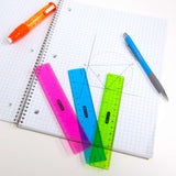 BAZIC 6" (15cm) Plastic Ruler (3/Pack), pack of 24