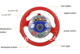 Electronic Backseat Driver Car Seat Steering Wheel Toy, PS08
