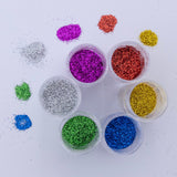 BAZIC 0.28 oz (8g) 4 Primary Color Glitter Shaker, pack of 24