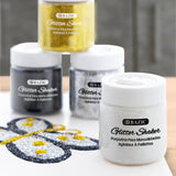 BAZIC 2 oz (56.6g) Gold and Monochrome Glitter Shaker, pack of 12