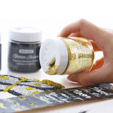 BAZIC 2 oz (56.6g) Gold and Monochrome Glitter Shaker, pack of 12