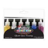 BAZIC 0.67 FL OZ (20 mL) 6 Classic Color Glitter Glue, pack of 24