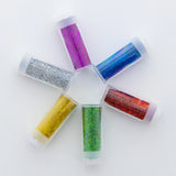 BAZIC 0.25 oz (7g) 6 Primary Color Glitter Shaker, pack of 24