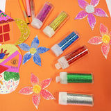 BAZIC 0.25 oz (7g) 6 Primary Color Glitter Shaker, pack of 24