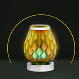 Spa - Touch Electric Oil Warmer Lamp - 3D Pyramid