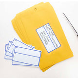 BAZIC Mailing Label (25/Pack), pack of 24