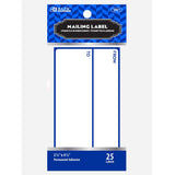 BAZIC Mailing Label (25/Pack), pack of 24