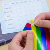 BAZIC Assorted Color Foil Star Label (660/Pack), pack of 24