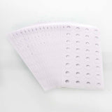 BAZIC White Round Reinforcement Label (544/Pack), pack of 24