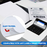 BAZIC 8.5" X 5.5" Shipping Labels (20/Pack), pack of 24