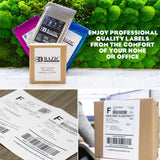 BAZIC 8.5" X 5.5" Shipping Labels (20/Pack), pack of 24