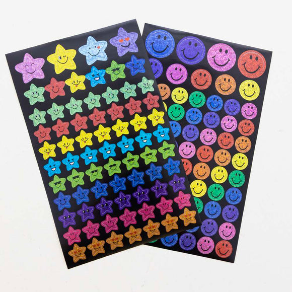 BAZIC Holographic Reward Sticker (144/Pack), pack of 24