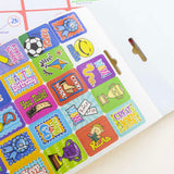 BAZIC Reward Sticker Book, pack of 24