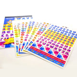 BAZIC Alphabet Sticker Book, pack of 24