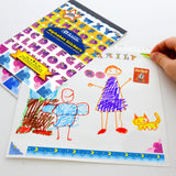 BAZIC Alphabet Sticker Book, pack of 24