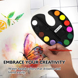 BAZIC 12 Ct. Watercolor w/ Brush, pack of 24