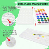 BAZIC 36 Ct. Watercolor w/ Brush, pack of 12