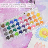 BAZIC 36 Ct. Watercolor w/ Brush, pack of 12