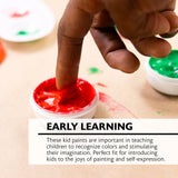 BAZIC 1.35 FL OZ (40 mL) 4 Color Fingerpaint, pack of 24