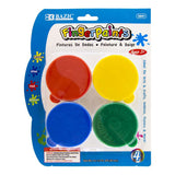 BAZIC 1.35 FL OZ (40 mL) 4 Color Fingerpaint, pack of 24