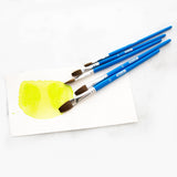 BAZIC Flat Natural Hair Paint Brush (5/Pack), pack of 24