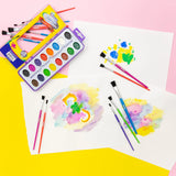 BAZIC Asst. Size Kid's Paint Brush Set (5/Pack), pack of 24