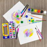 BAZIC Asst. Size Kid's Paint Brush Set (5/Pack), pack of 24