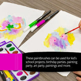 BAZIC Jumbo Kid's Paint Brush Set (4/Pack), pack of 24