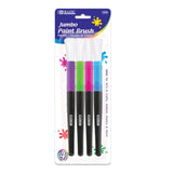 BAZIC Jumbo Kid's Paint Brush Set (4/Pack), pack of 24