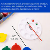 BAZIC Round 10-Mixing Palette, pack of 24