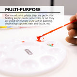 BAZIC Round 10-Mixing Palette, pack of 24