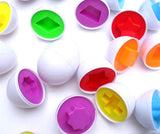 Board No More! Educational Matching Shape and Color Eggs Game