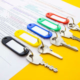 BAZIC Key Tag with Label Window (8/Pack), pack of 24