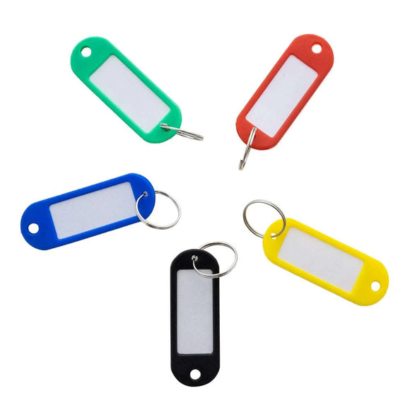 BAZIC Key Tag with Label Window (8/Pack), pack of 24