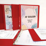 BAZIC 3 Ring Binder 1.5" Economy View Binders Red, Hold 280 Sheets, 12-Count