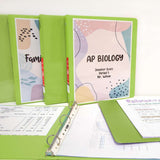 BAZIC 1.5" Lime Green 3-Ring View Binder w/ 2-Pockets (12-Pack)