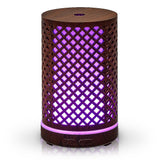 Aromar 100 mL Ultrasonic Tranquil Wood Essential Oils and Scented Oil Diffuser (Mahogany)