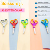 BAZIC 5" Soft Grip Blunt Tip Stainless Steel Scissors, pack of 24