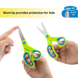 BAZIC 5" Soft Grip Blunt Tip Stainless Steel Scissors, pack of 24