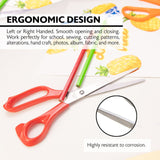 BAZIC 8" Classic Stainless Steel Scissors, pack of 24
