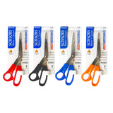 BAZIC 8" Classic Left Handed Bent Stainless Steel Scissors, pack of 24