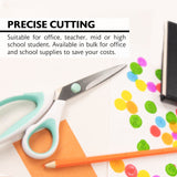 BAZIC 8" Pastel Axicia Grip Multipurpose Stainless Steel Scissors, pack of 24