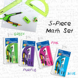 BAZIC 5 Pcs. School Kit w/ Zipper Pouch, pack of 24