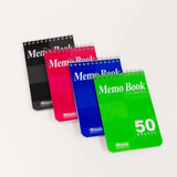 BAZIC 50 Ct. 4" X 6" Top Bound Spiral Memo Books (2/Pack), pack of 24