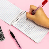 BAZIC 50 Ct. 4" X 6" Top Bound Spiral Memo Books (2/Pack), pack of 24